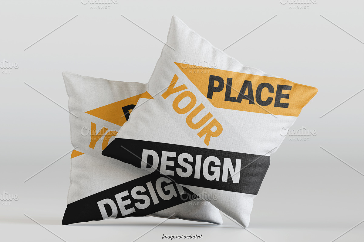 Square pillow mockup bundles, a Merchandise Mockup by Ambo Ampeng (Photo 15 of 32)