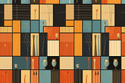 Bar abstraction pattern, a Pattern Graphic by AlexandraTret (Thumbnail 1 of 3)