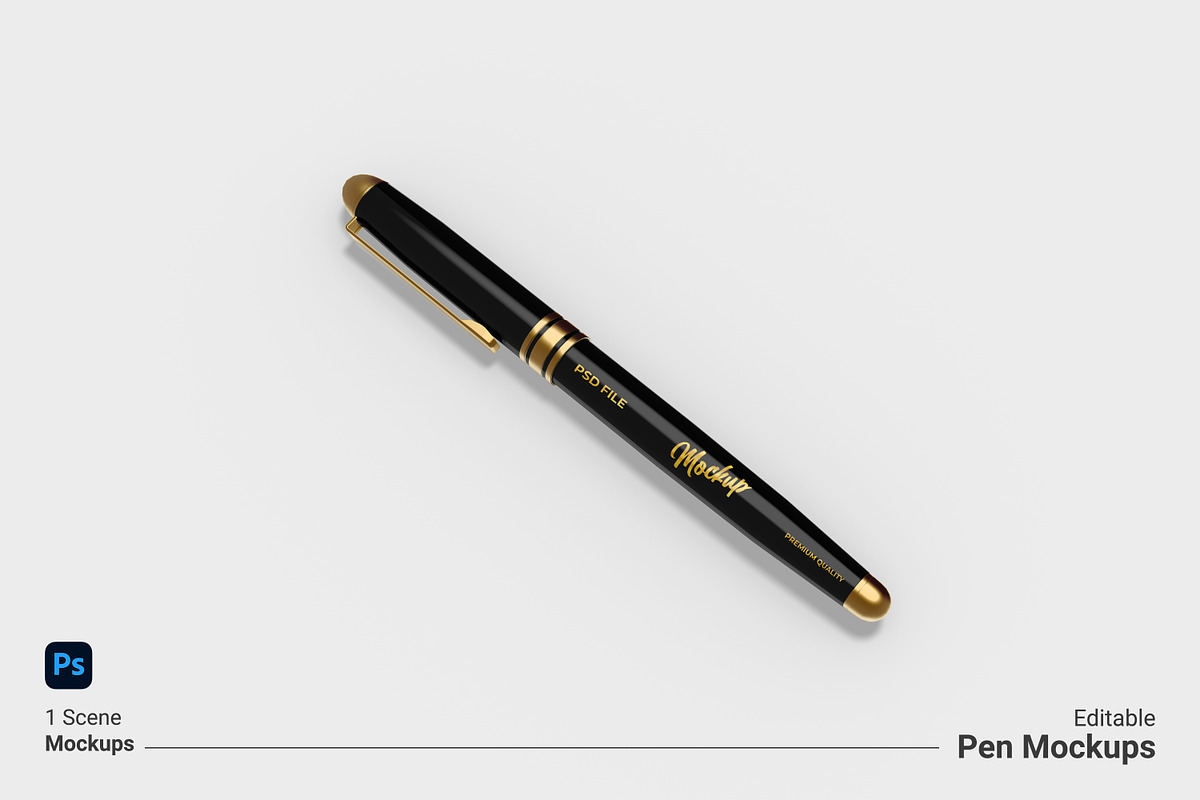 Pen Mockup, a Pens & Pencil Mockup by Kenrichi (Photo 1 of 4)