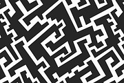 Monochrome Tribal Patterns, a Pattern Graphic by Gudiny (Thumbnail 11 of 22)
