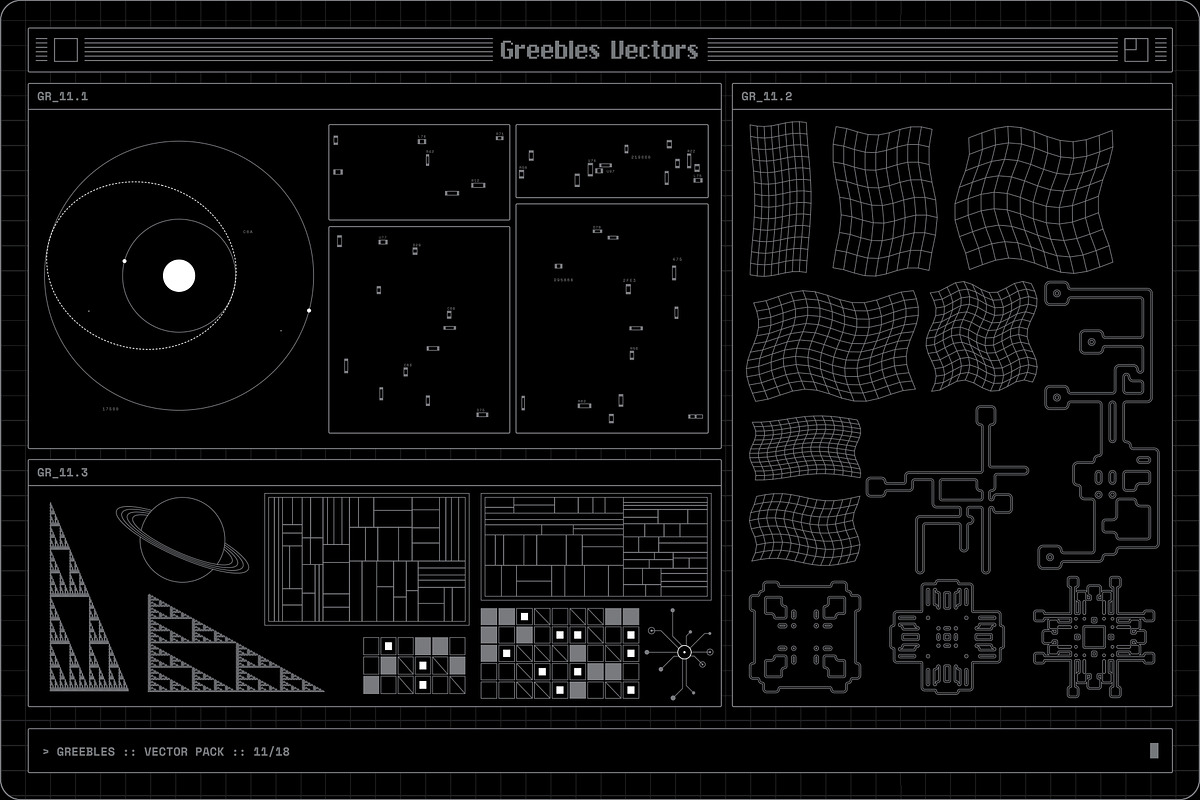 Greebles Vector Pack, an Object Graphic by MiksKS (Photo 17 of 24)