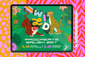 Wild Procreate Brush Set