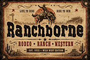 Ranchborne, a Script Font by Wow Magic (Thumbnail 3 of 5)
