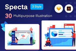 Specta - 90 Digital Illustration