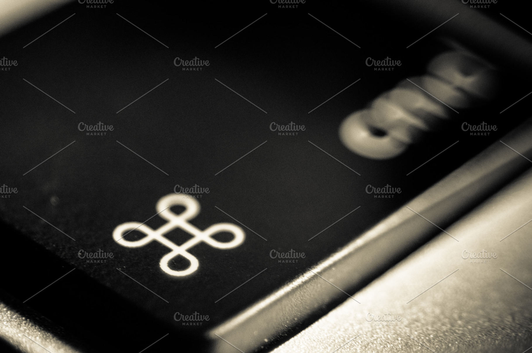 Macbook Pro Cmd Key Close Up