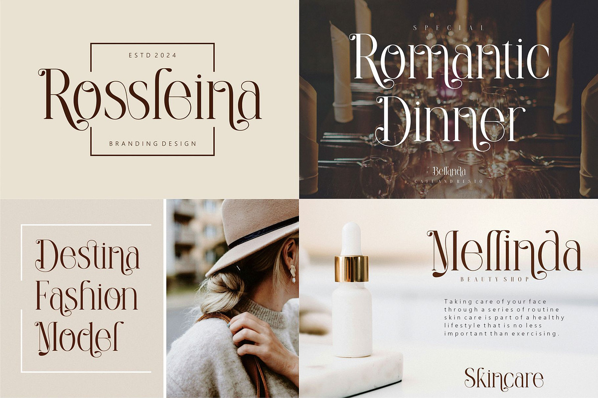 MODERN FONT BUNDLE, a Serif Font by Alfinart (Photo 4 of 15)