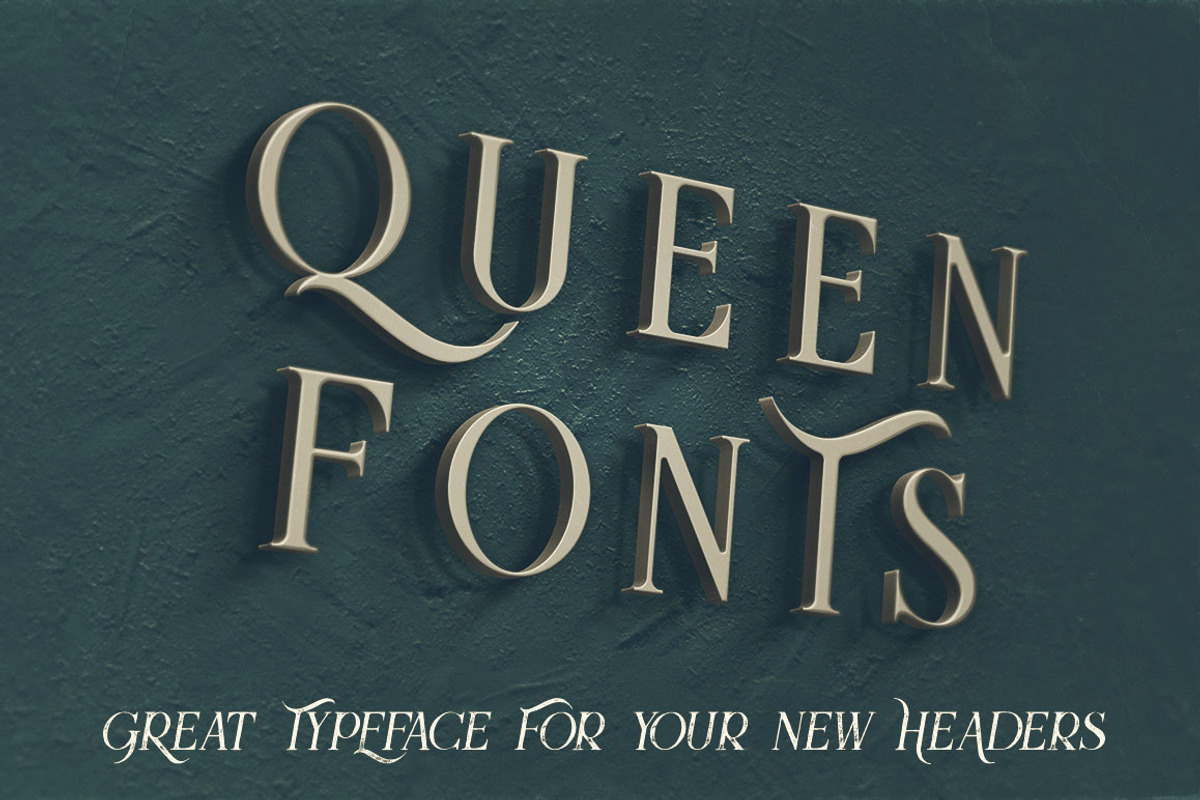 Queen - Display Font preview 5