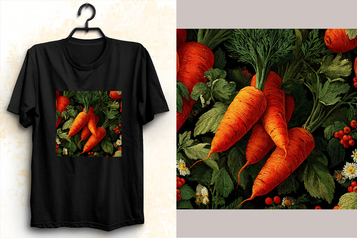 Seamless Carrot Pattern, a Pattern Graphic by SVGArt (Photo 8 of 8)