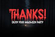 Nightmare - Horror Display Font, a Sans Serif Font by Alpaprana (Thumbnail 10 of 10)