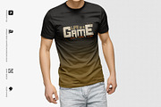 Realistic T-Shirt Mock-Up, a Shirt Mockup by Mock-up Store (Thumbnail 6 of 8)
