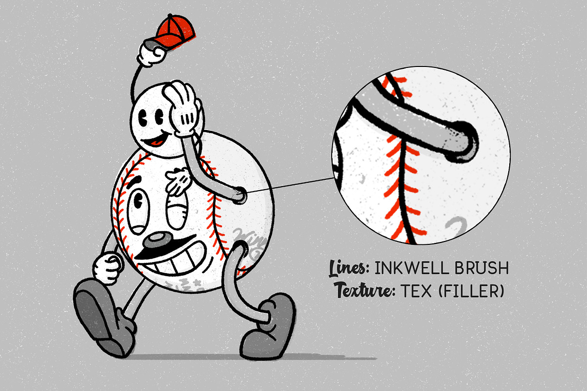 Dirty Inkwell ProCreate Brushes, a Brush Add-On by Crusoe Design Co. (Photo 2 of 6)