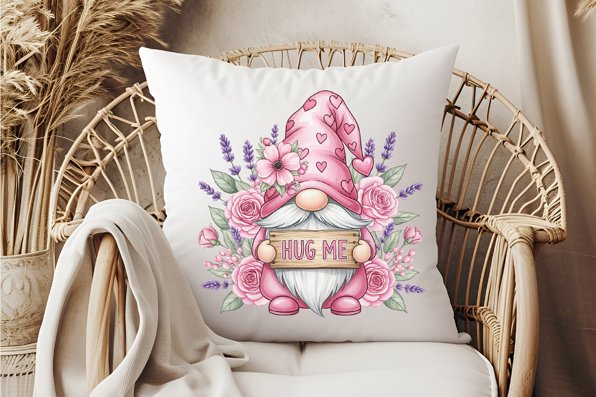 Hug Me Gnome Clipart PNG, an Illustration by DreamCafeArt (Photo 6 of 6)