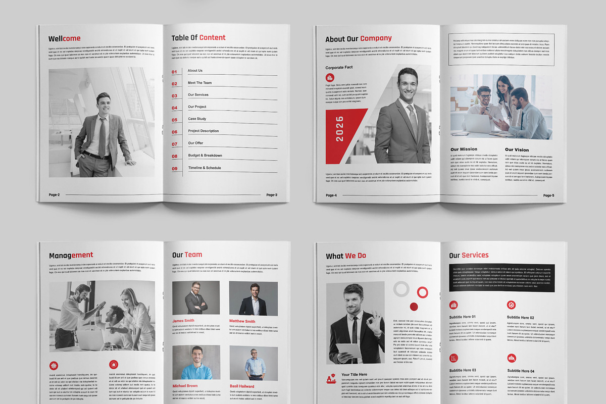 Creative Brochure Template Layout, a Brochure Template by ContestDesign (Photo 3 of 4)