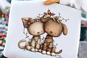 Whimsical Christmas Animal Friends, an Illustration by Craft Nest (Thumbnail 6 of 9)