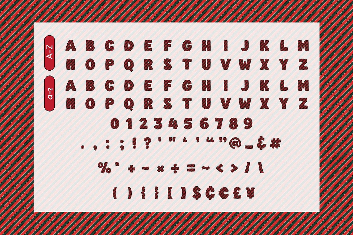 Fox Xmas-V3 Color Font, a Symbol Font by Fox7 By Rattana (Photo 7 of 7)