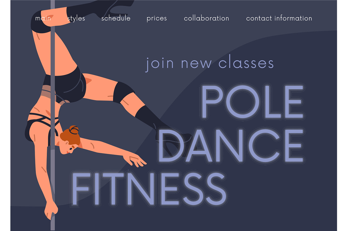 Pole dance classes, web backgrounds, a Background Graphic by Good Studio (Photo 3 of 9)