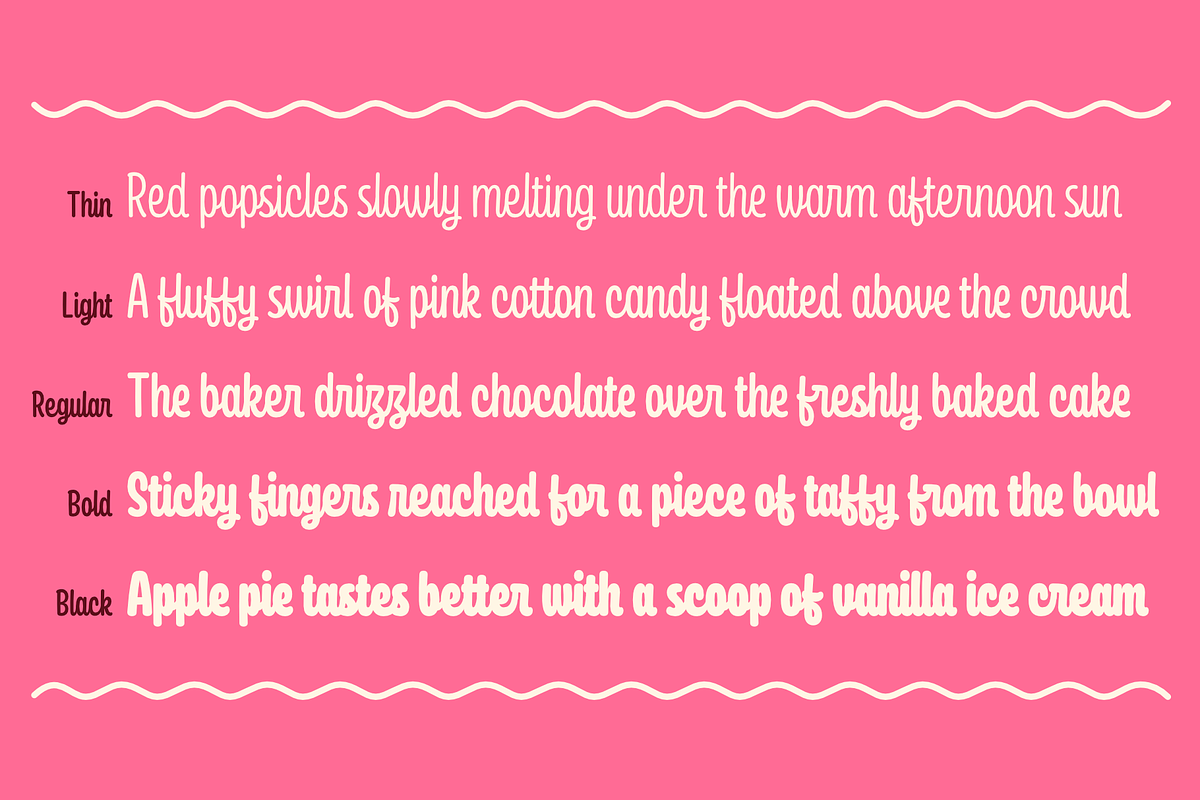 Frosting Script Family, a Script Font by Jonathan Ball (Photo 5 of 6)