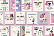 Podcast Instagram Templates, a Social Media Template by Anna Design Studio (Thumbnail 11 of 11)