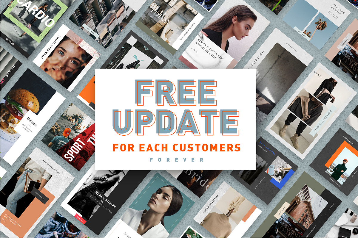 Instagram Bundle 25in1 + Free Update, a Social Media Template by Digital Breath templates (Photo 25 of 27)