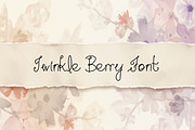 Twinkle Berry Font - Handwritten New, a Handwritten Font by rix_designs (Thumbnail 1 of 9)
