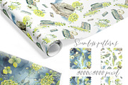 Lunar Hydrangea, an Illustration by JennyColorArt (Thumbnail 7 of 9)