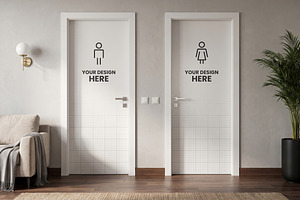 Doors Design Mockups, an Advertising Mockup by Luuqas Design