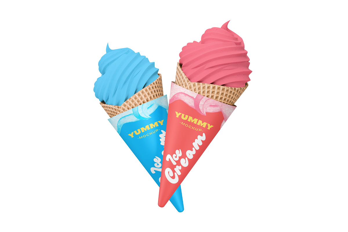 Ice Cream Mockup, a Cups & Container Mockup by DSNA Mockup (Photo 2 of 5)