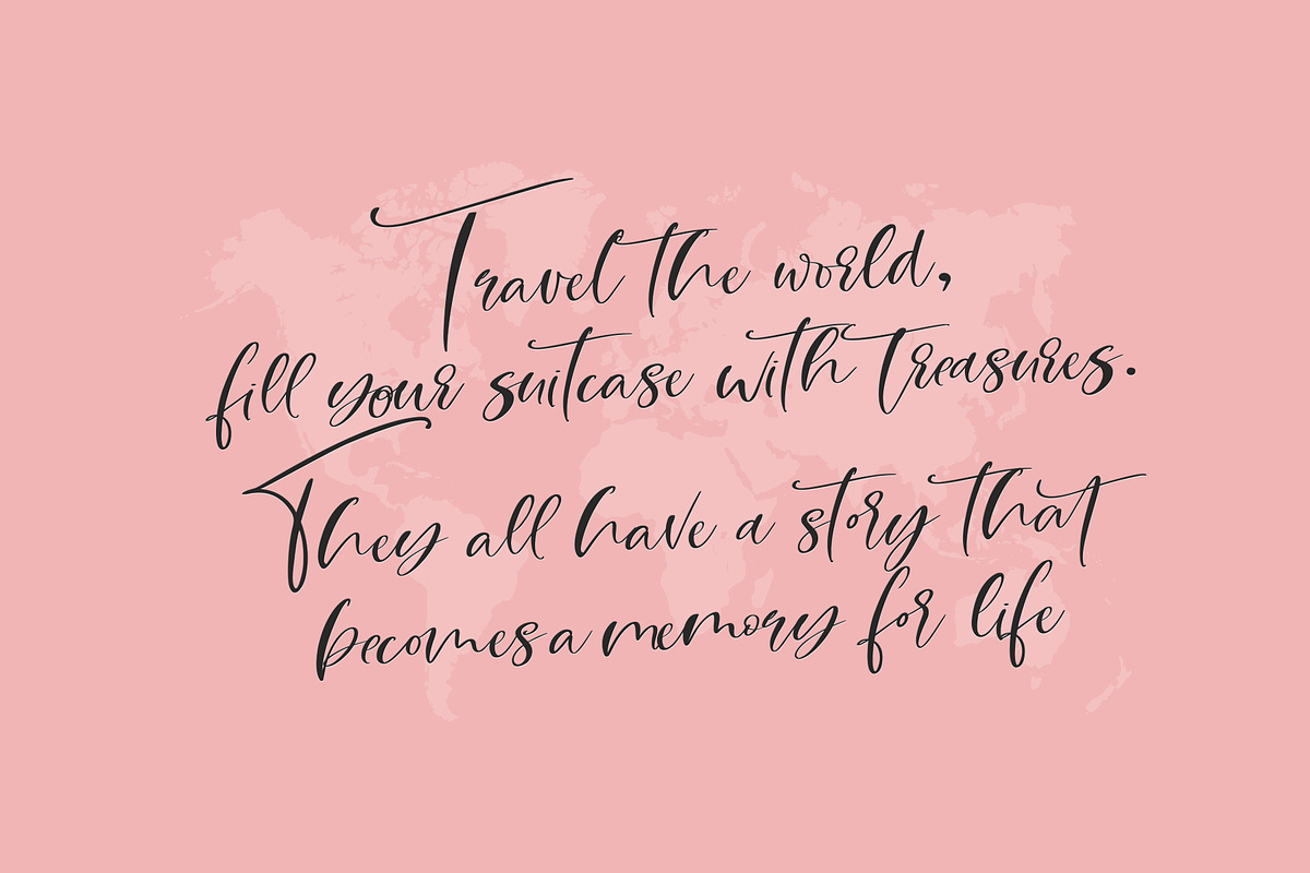 Breathe Me Script font preview 5