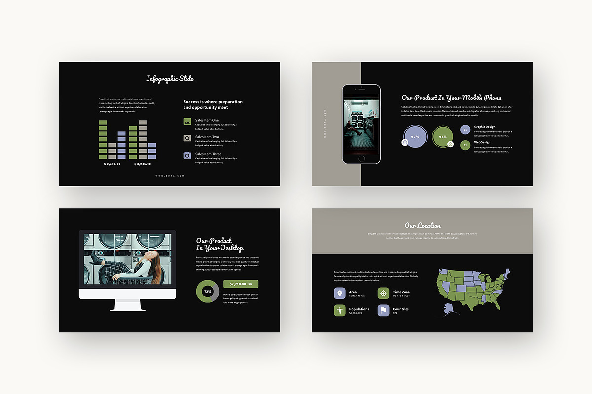Edra : Laundry Business Powerpoint, a Presentation Template by Punkl Camp (Photo 15 of 16)