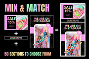 Pastel Neon Newsletter Templates, an Email Template by SunshineStudioBoutique (Thumbnail 4 of 8)