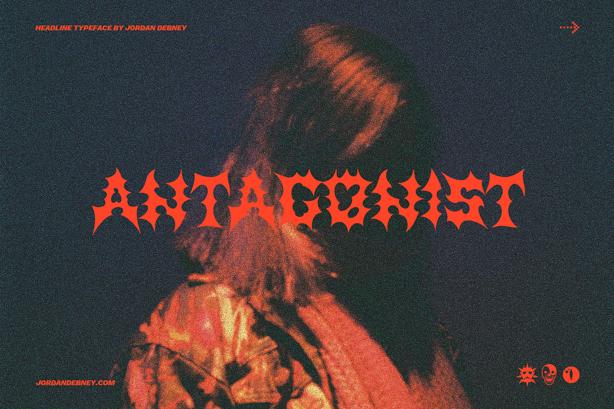 ANTAGONIST Font, a Blackletter Font by Jordan Debney Art (Photo 1 of 5)