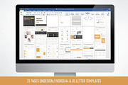31 Page Full Proposal A4 / US Letter, a Stationery Template by Mastergfx (Thumbnail 3 of 28)