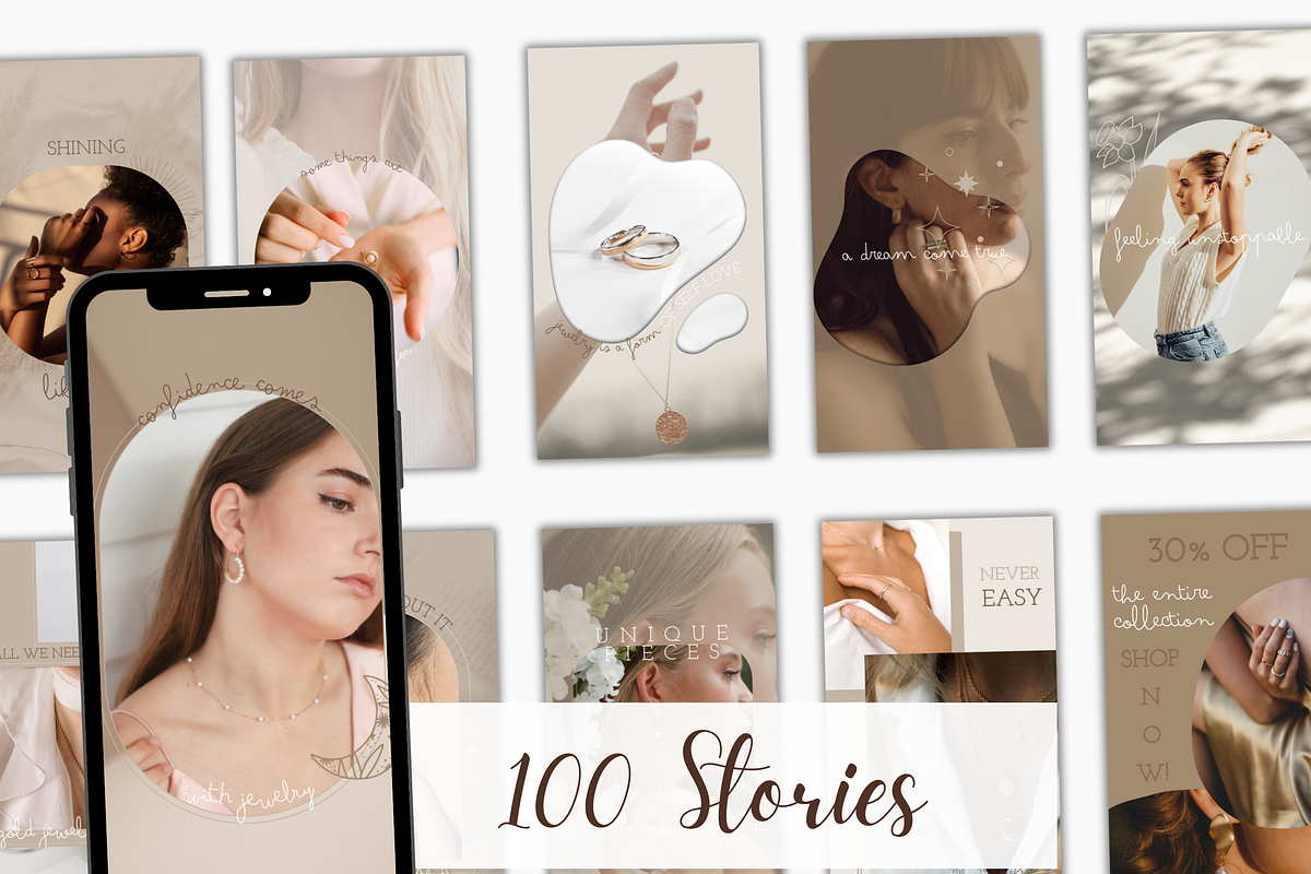 300+ Jewelry Instagram Templates, a Social Media Template by SocialStyleTemplates (Photo 4 of 10)