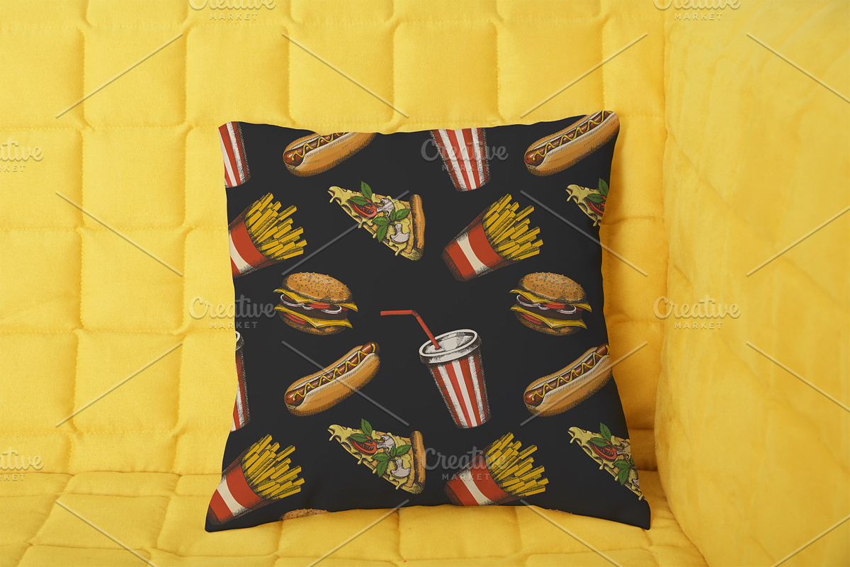 Fast food set., a Food Illustration by Tabiti (Photo 8 of 9)