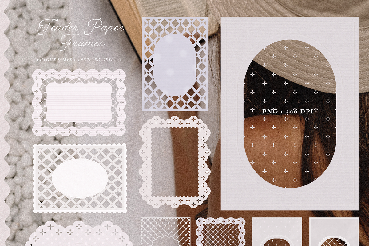 Tender Paper Frames, a Background Graphic by Animoon (Photo 14 of 18)