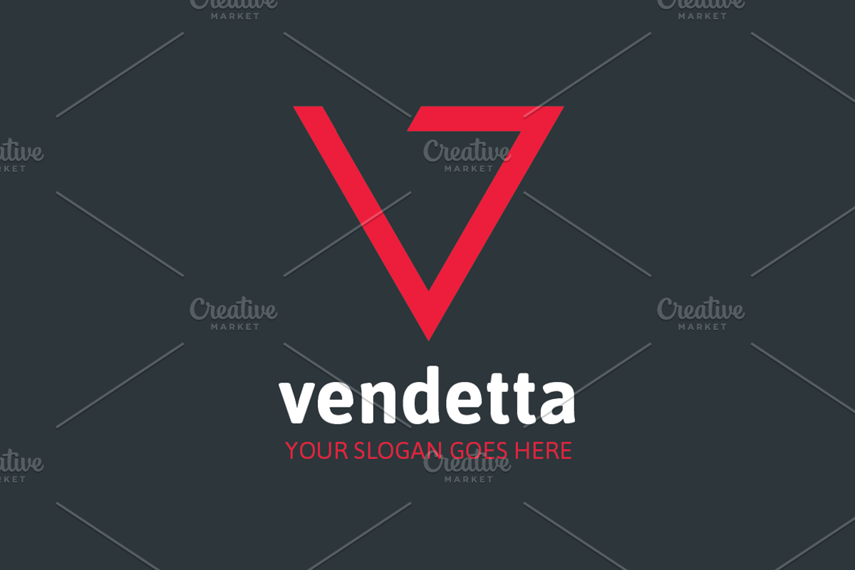 Vendetta Letter V Logo, a Branding & Logo Template by MLJ studios (Photo 1 of 3)