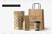Geometric Shapes. Brush stamp, a Brush Add-On by Graphic Art (Thumbnail 3 of 7)
