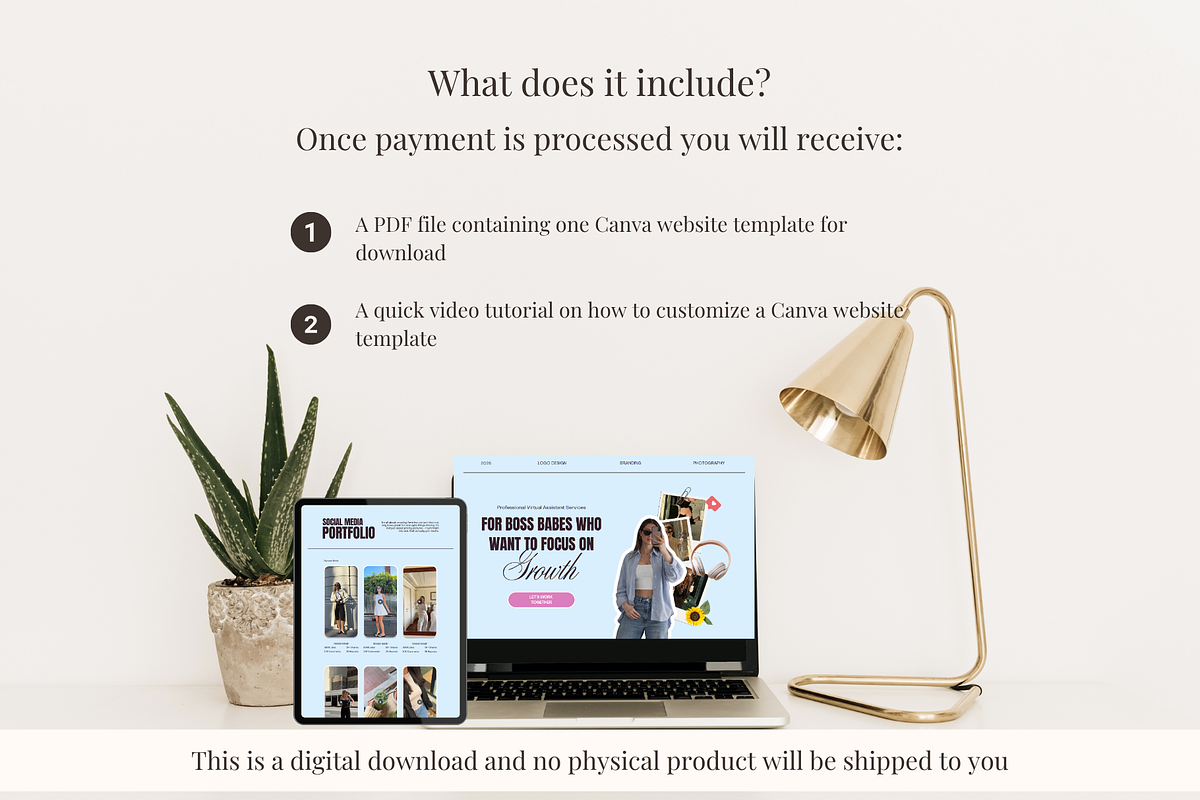 Canva Social Media Manager Portfolio, a Landing Page Template by GlamWebDesigns (Photo 7 of 8)