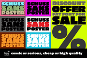 Schuss Sans CG Poster Black, a Sans Serif Font by typic schuss (Thumbnail 4 of 15)