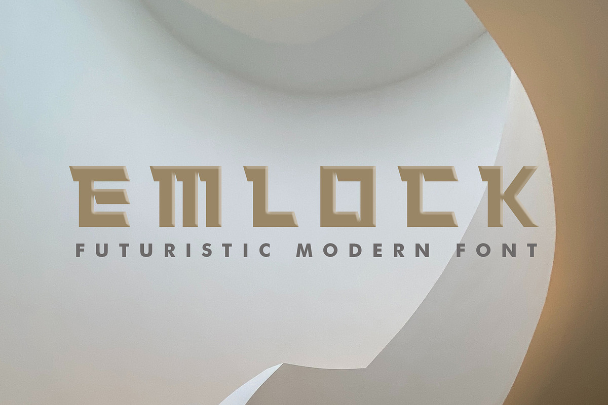 Emlock, a Sans Serif Font by Akatype Studio (Photo 1 of 6)