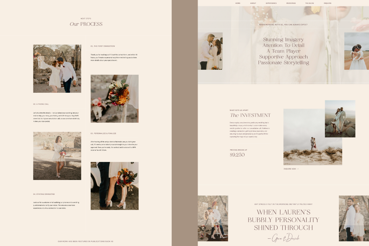 Showit Details Page Photographers, a Websites & App Template by Starline Creative (Photo 3 of 7)