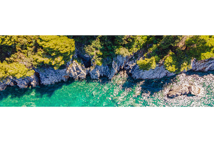 BANNER, LONG FORMAT Picturesque sea, a Nature Photo by Elizaveta Galitskaya