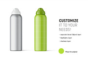 Metallic aerosol bottle mockup, a Packaging Mockup by Smarty Mockups (Thumbnail 2 of 5)