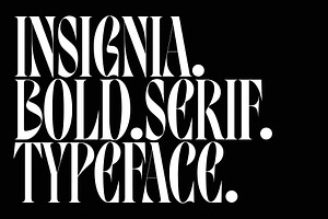 INSIGNIA SERIF