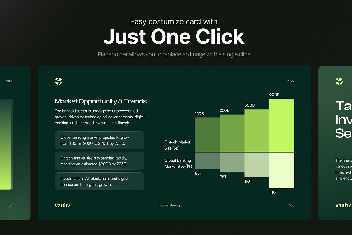 Banking Investor Pitch Deck, a Presentation Template by pickolabstudio (Photo 5 of 6)