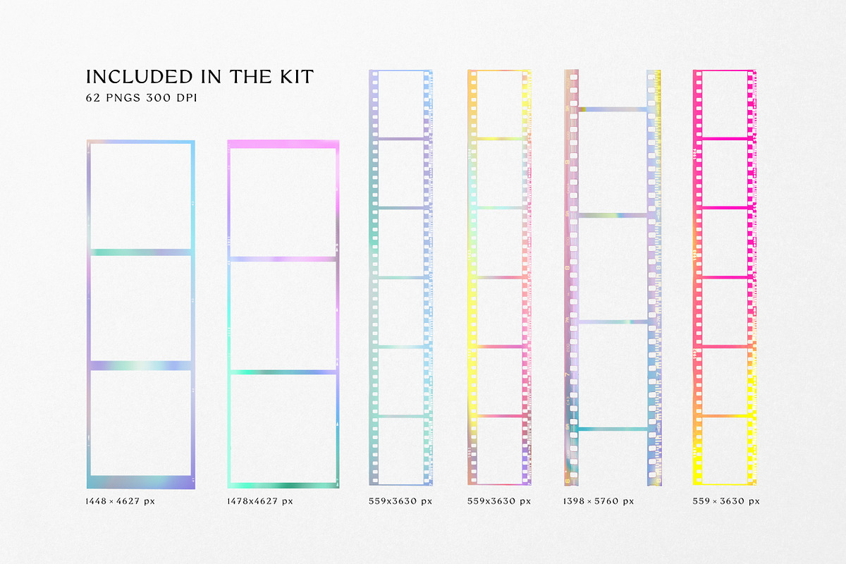 Gradient High Quality Film Frames, a Product Mockup by Sparrow & Snow (Photo 3 of 12)