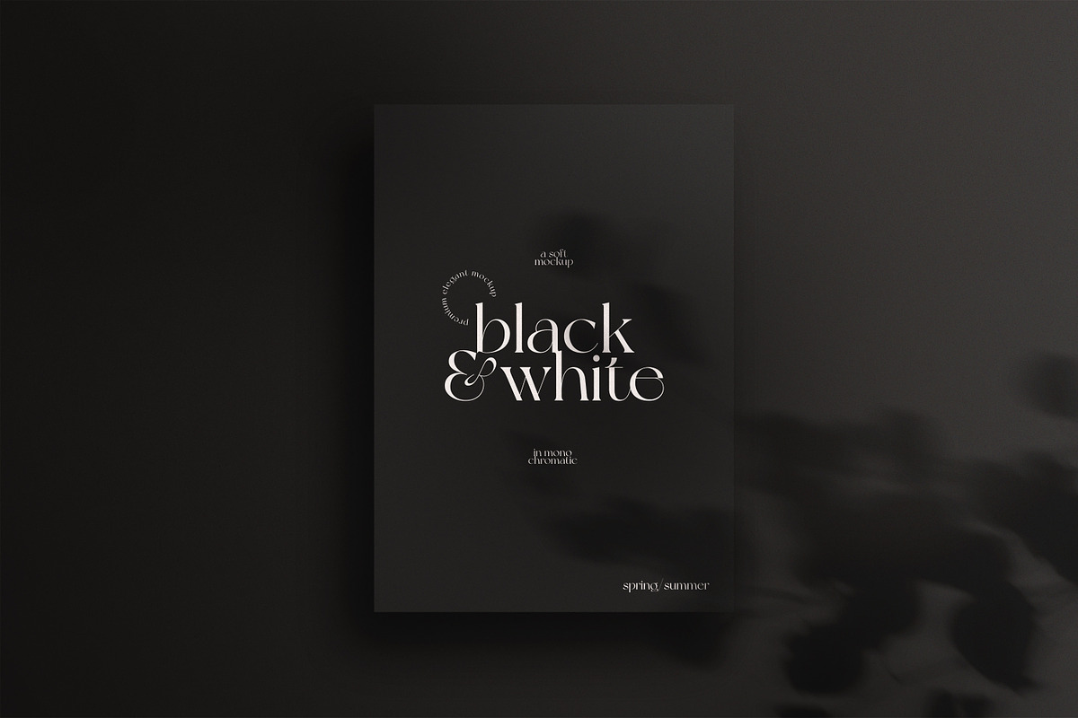 Black & White Stationery Mockup, a Books & Magazine Mockup by CarmineType (Photo 7 of 15)
