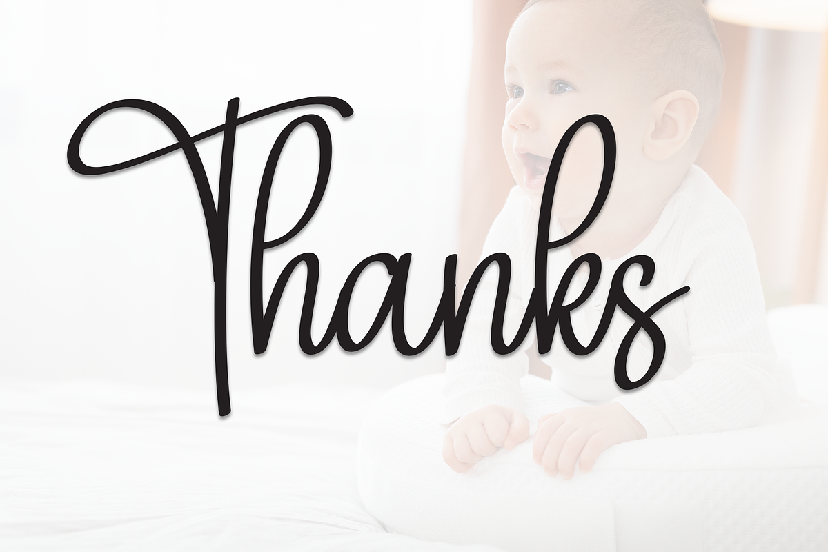 Baby Sunday | Script Font, a Handwritten Font by Scratchones (Photo 8 of 8)