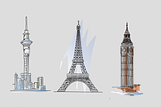 27 Landmarks, an Illustration by Jadugar Design Studio (Thumbnail 13 of 13)
