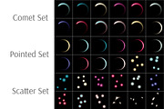 Vector Light Effect Brush Sets, a Brush Add-On by Transfuchsian (Thumbnail 2 of 5)